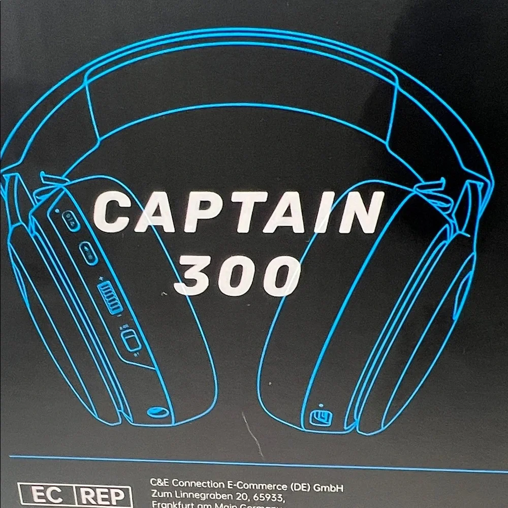 Captain 300 Gaming Headset - Black new in box and sealed